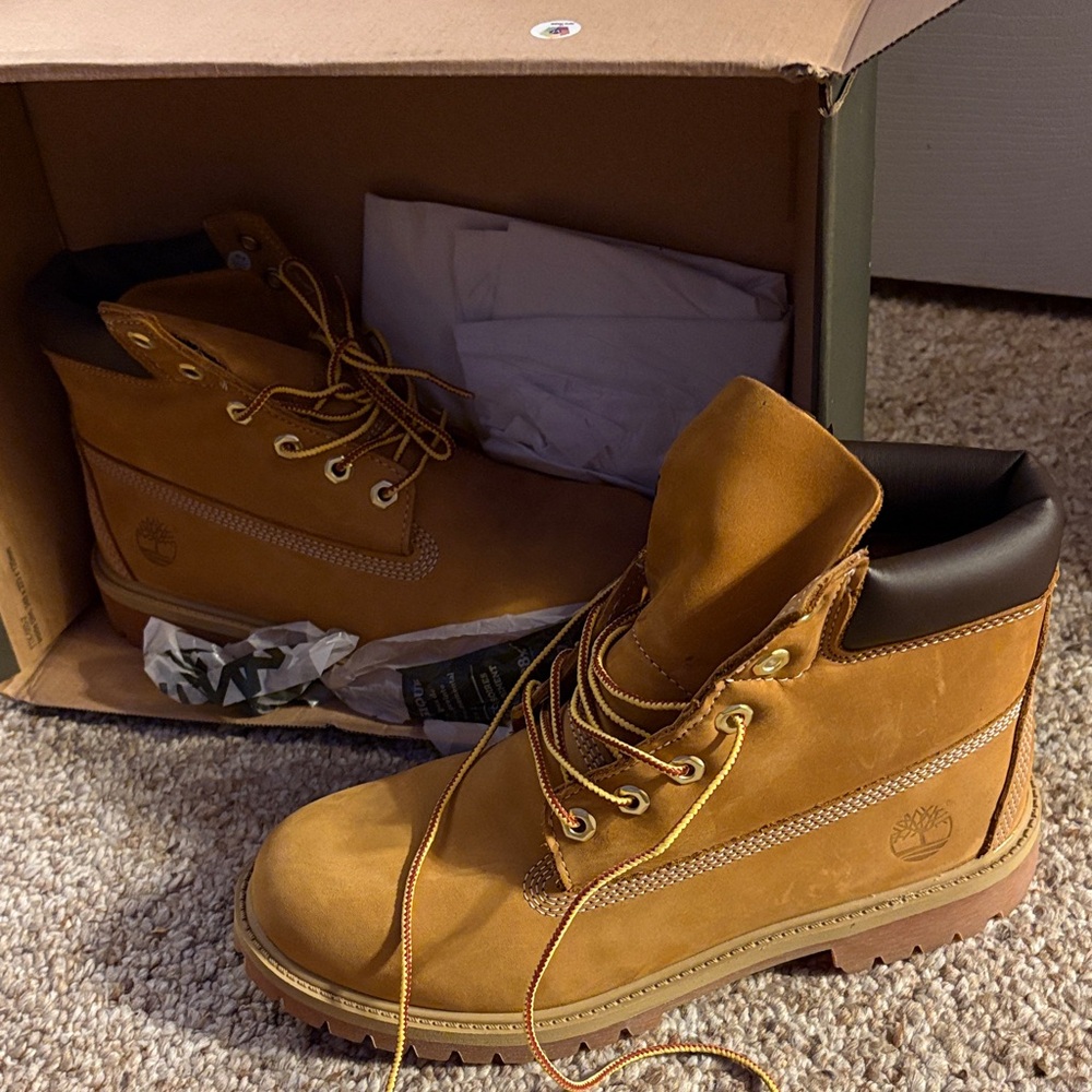Timberland Men's Wheat Leather Boots